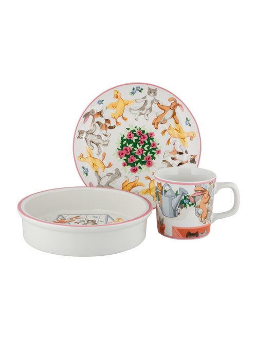 Tiffany & Co. Three-Piece Tiffany Playground China Set
