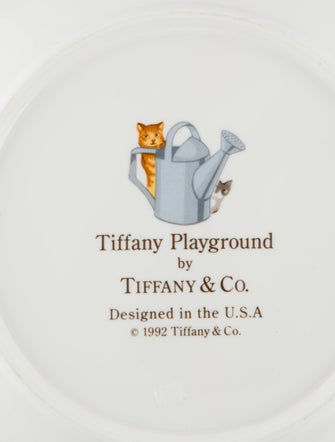 Tiffany & Co. Three-Piece Tiffany Playground China Set