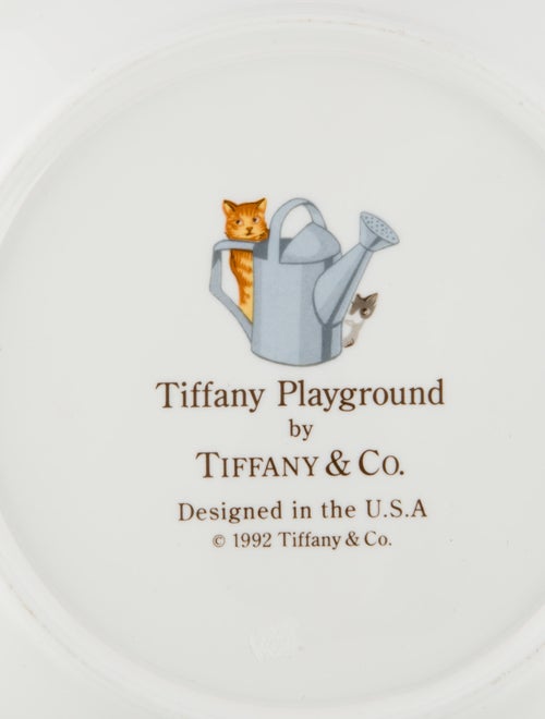 Tiffany & Co. Three-Piece Tiffany Playground China Set