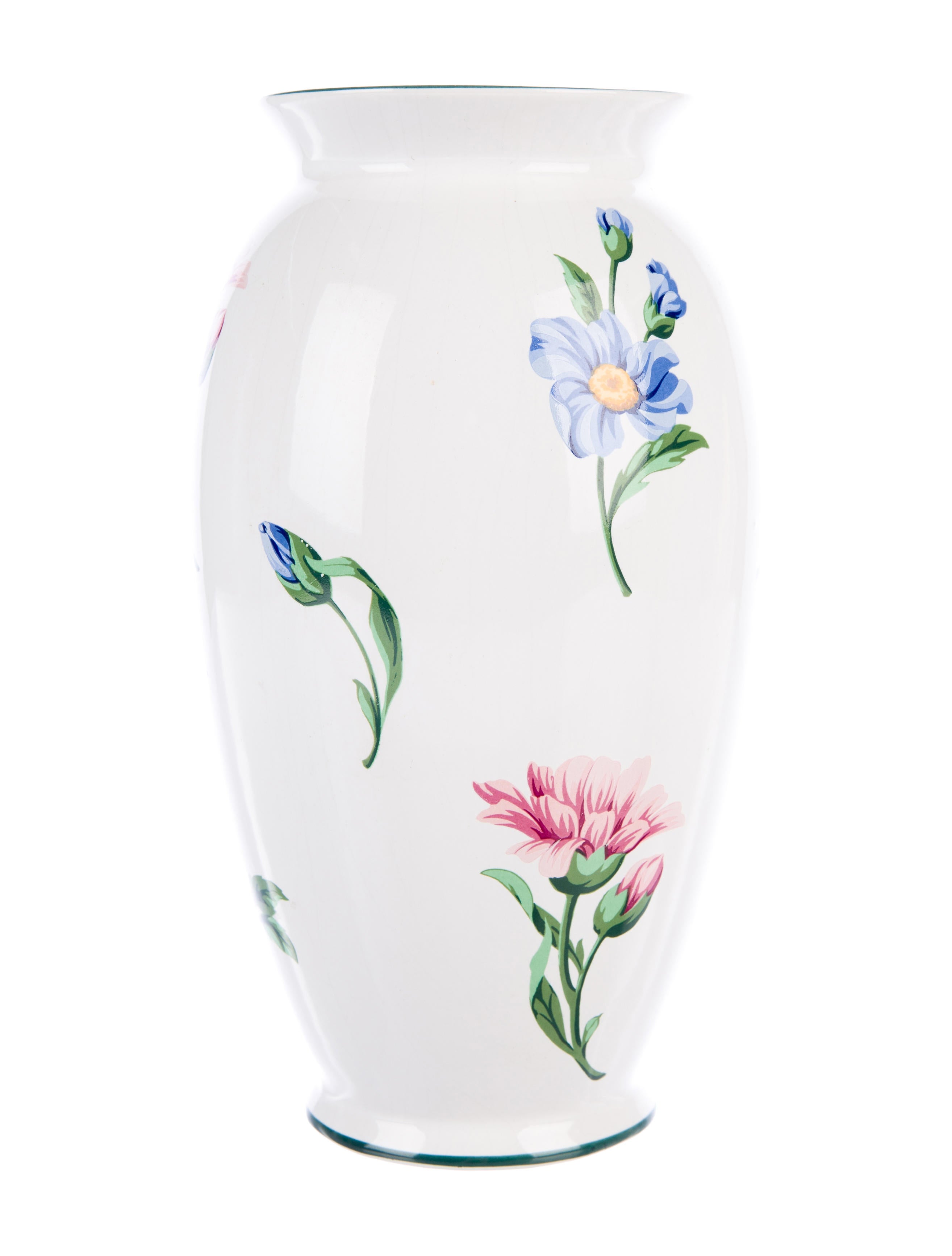 Tiffany & Co. Porcelain Floral Vase Decor & Accessories TIF55954