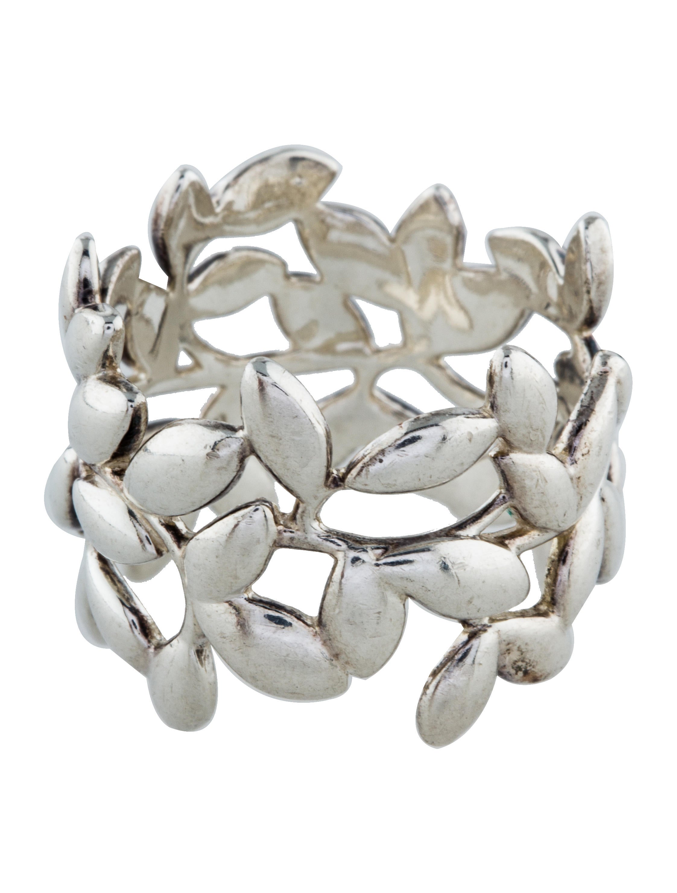 Tiffany & Co. Olive Leaf Band Ring Rings TIF56782 The RealReal