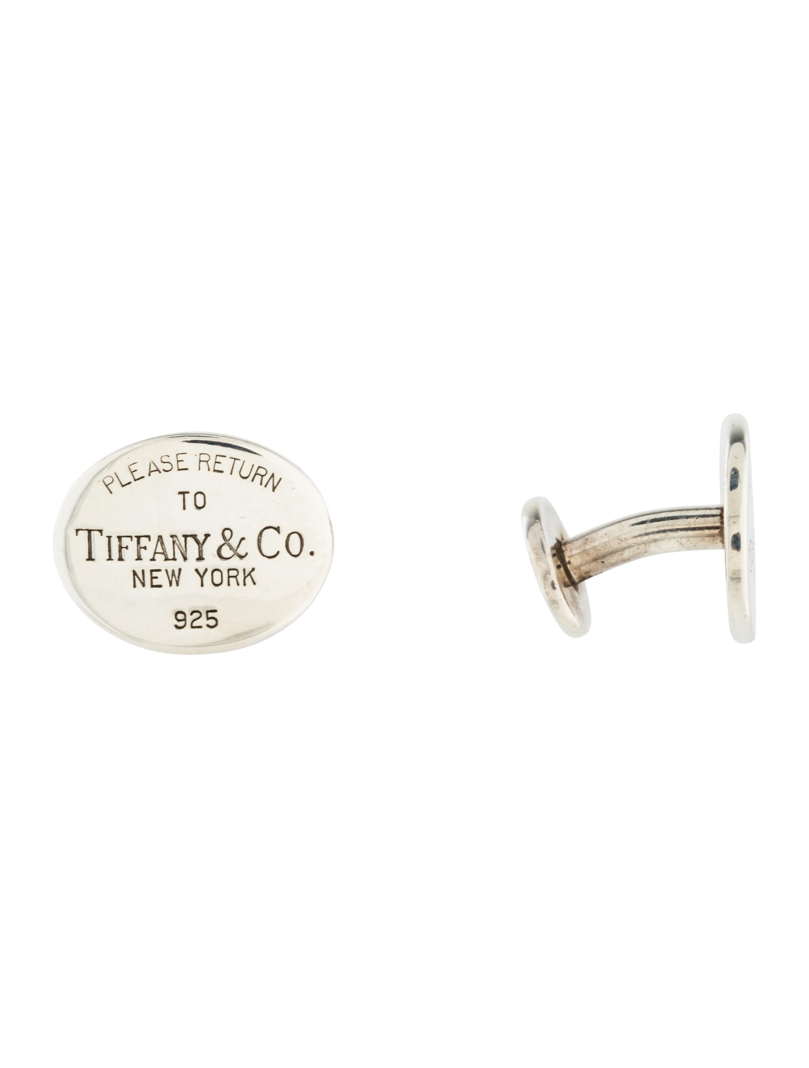 Tiffany & Co. Return To Tiffany Cufflinks Sterling Silver TIF58170