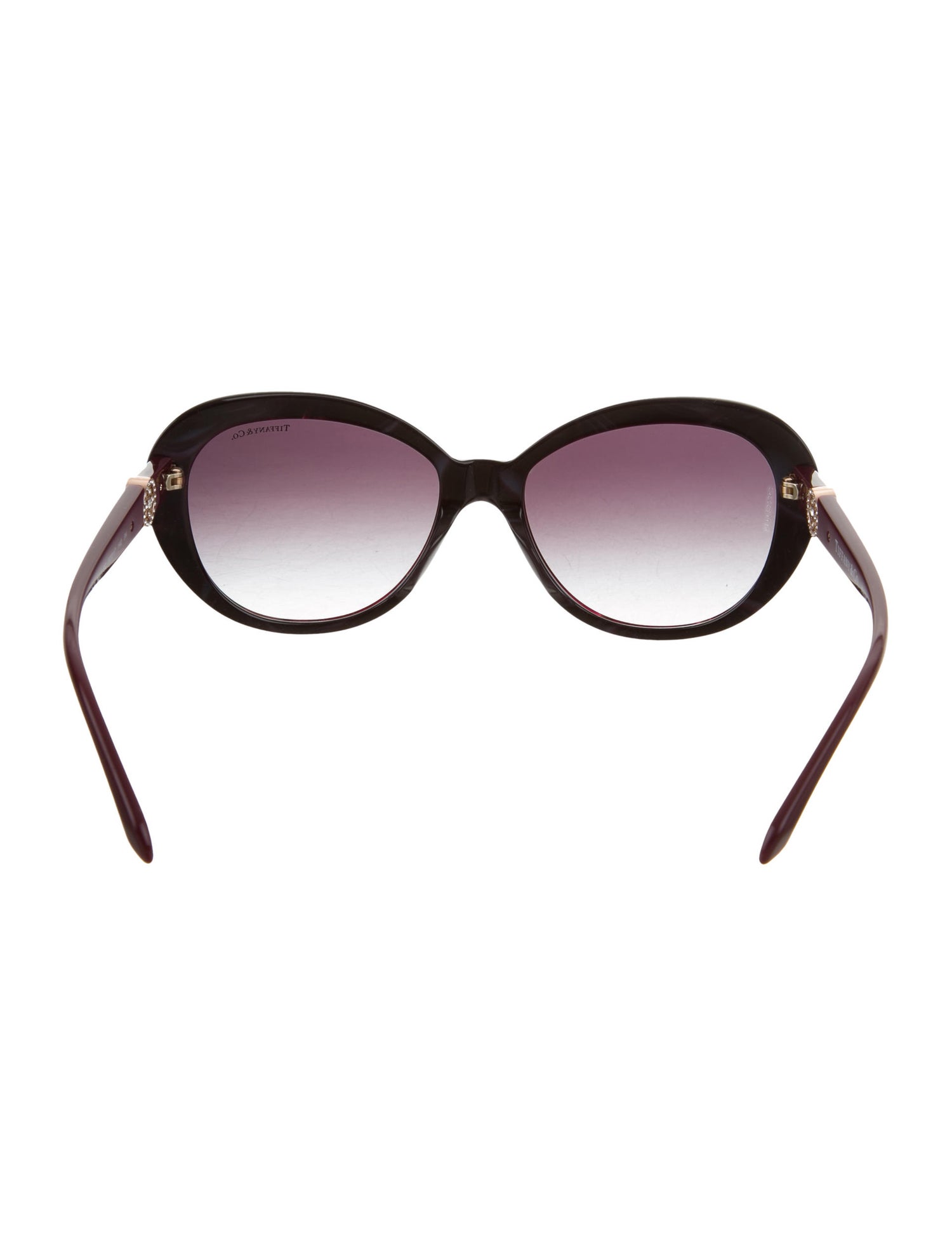 Tiffany & Co. JewelEmbellished Gradient Sunglasses w/ Tags