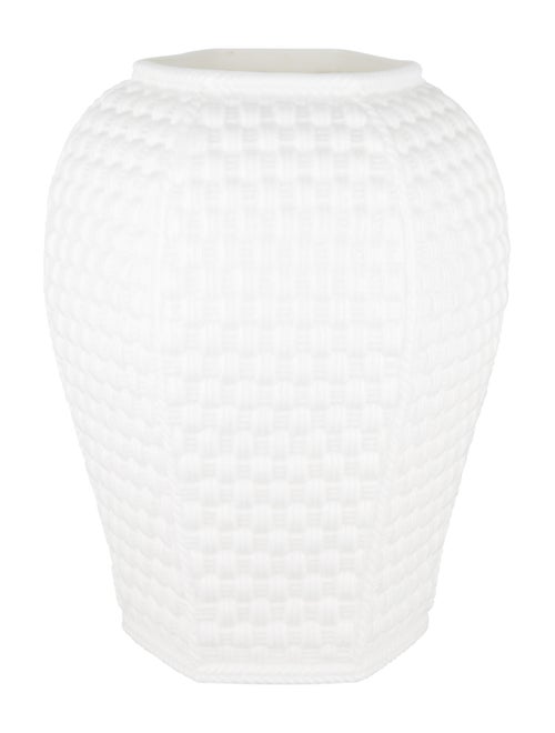 Tiffany & Co. Basket Weave Vase Decor & Accessories TIF60989 The