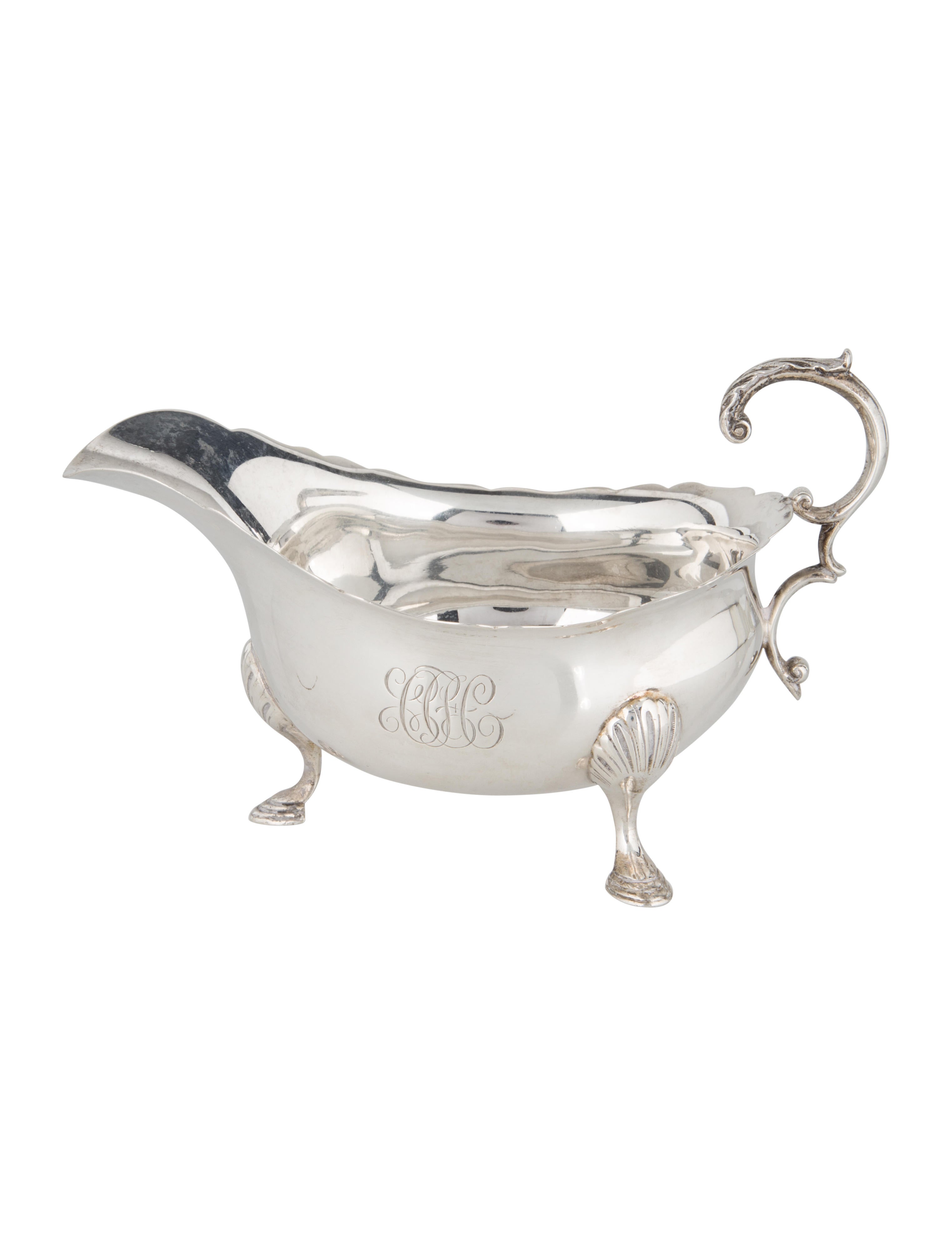 Tiffany & Co. Sterling Silver Gravy Boat Tabletop & Kitchen