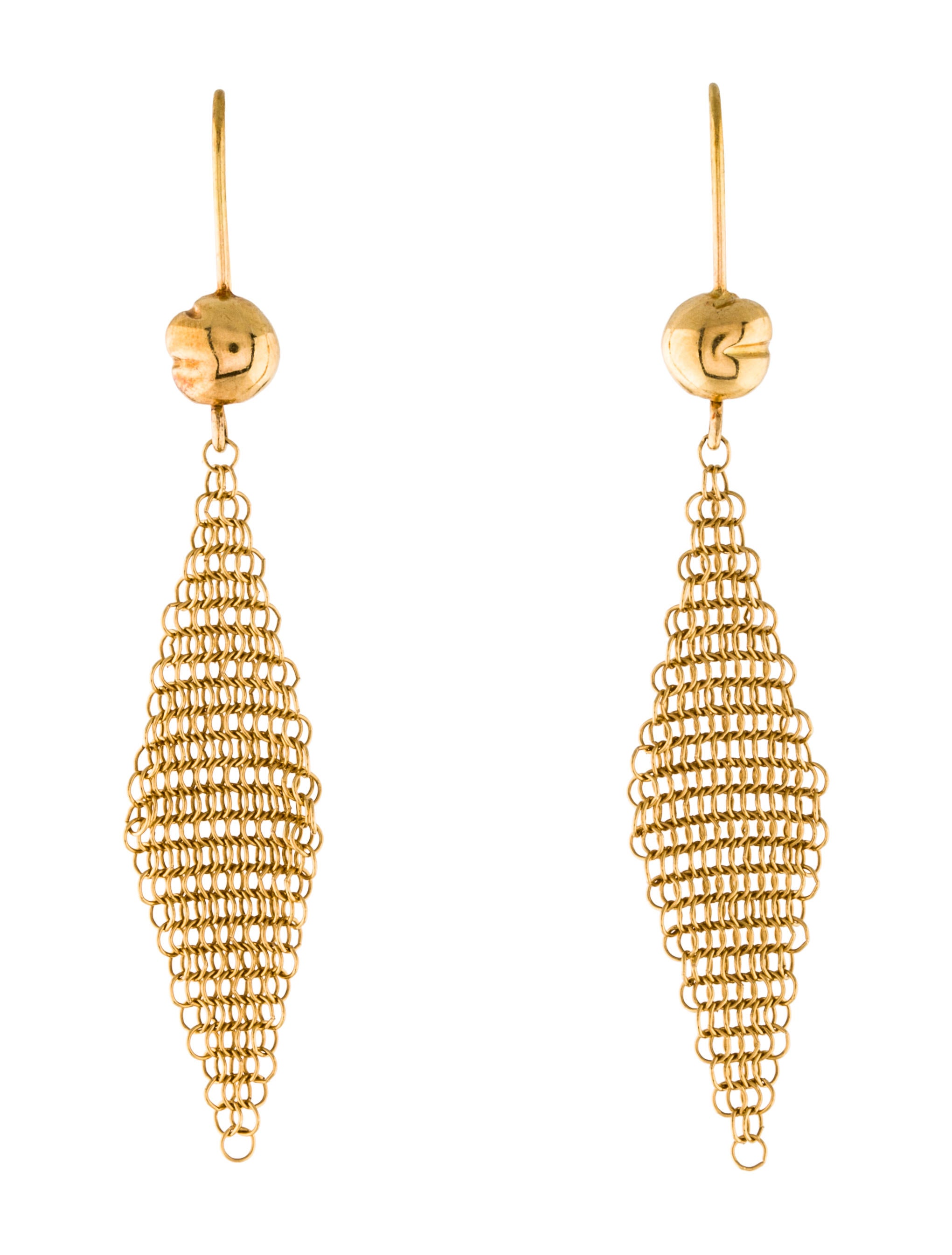 Tiffany Co Mesh Earrings Tif63655 The Realreal Mesh Earrings