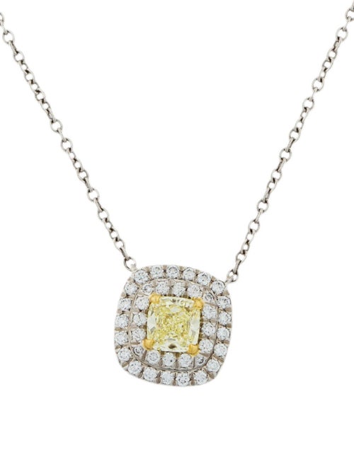 Tiffany & Co. Yellow Diamond Soleste Pendant Necklace 18K Yellow Gold Pendant Necklace