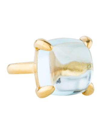 Tiffany & Co. 18K Blue Topaz Sugar Stacks Ring