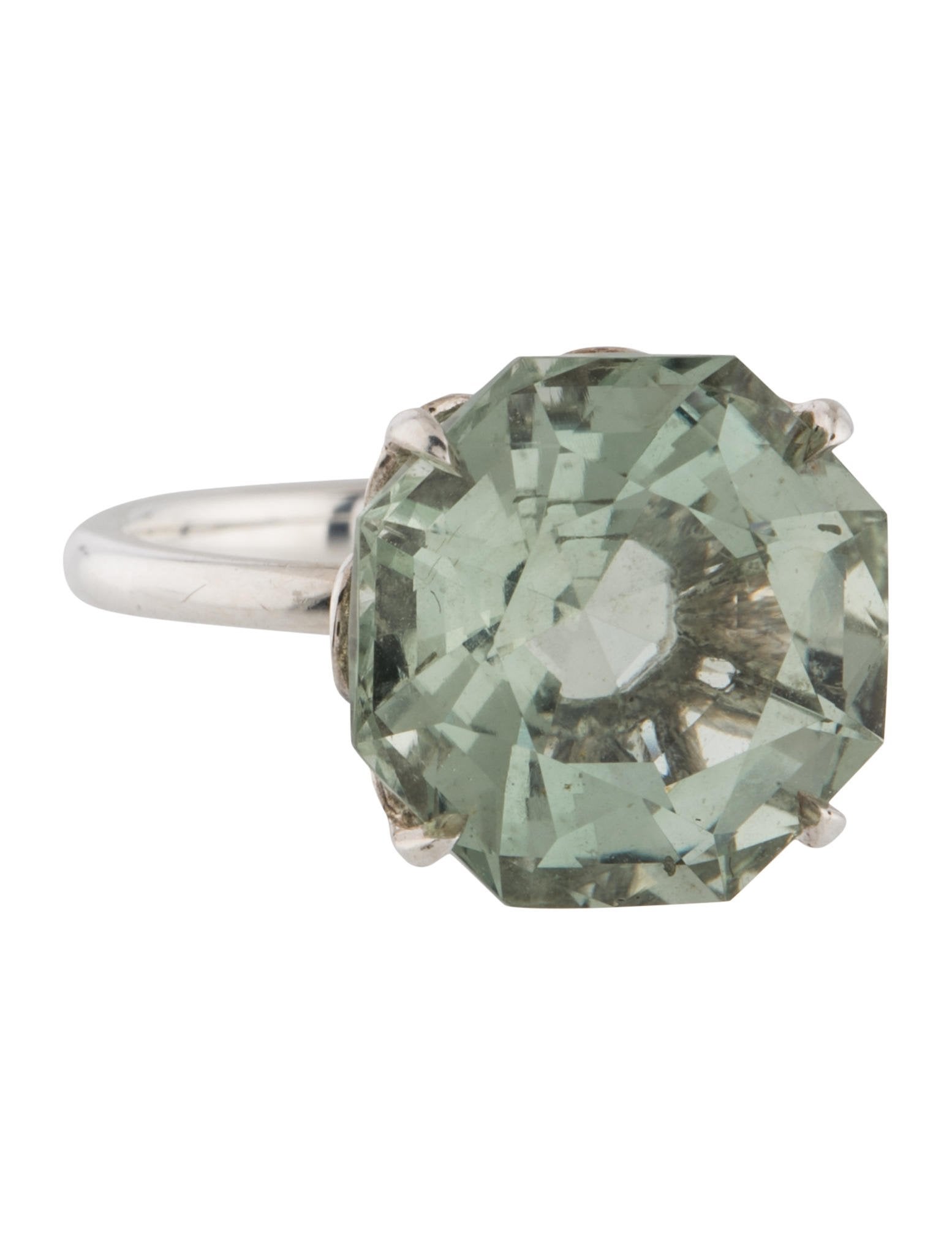 Tiffany & Co. Green Quartz Sparkler Ring