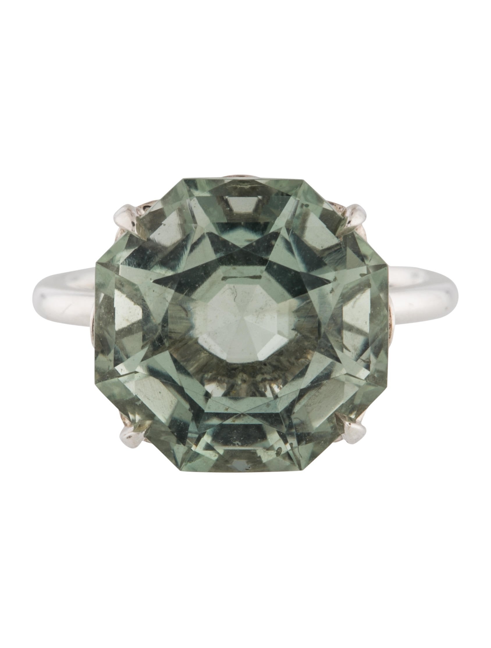 Tiffany & Co. Green Quartz Sparkler Ring