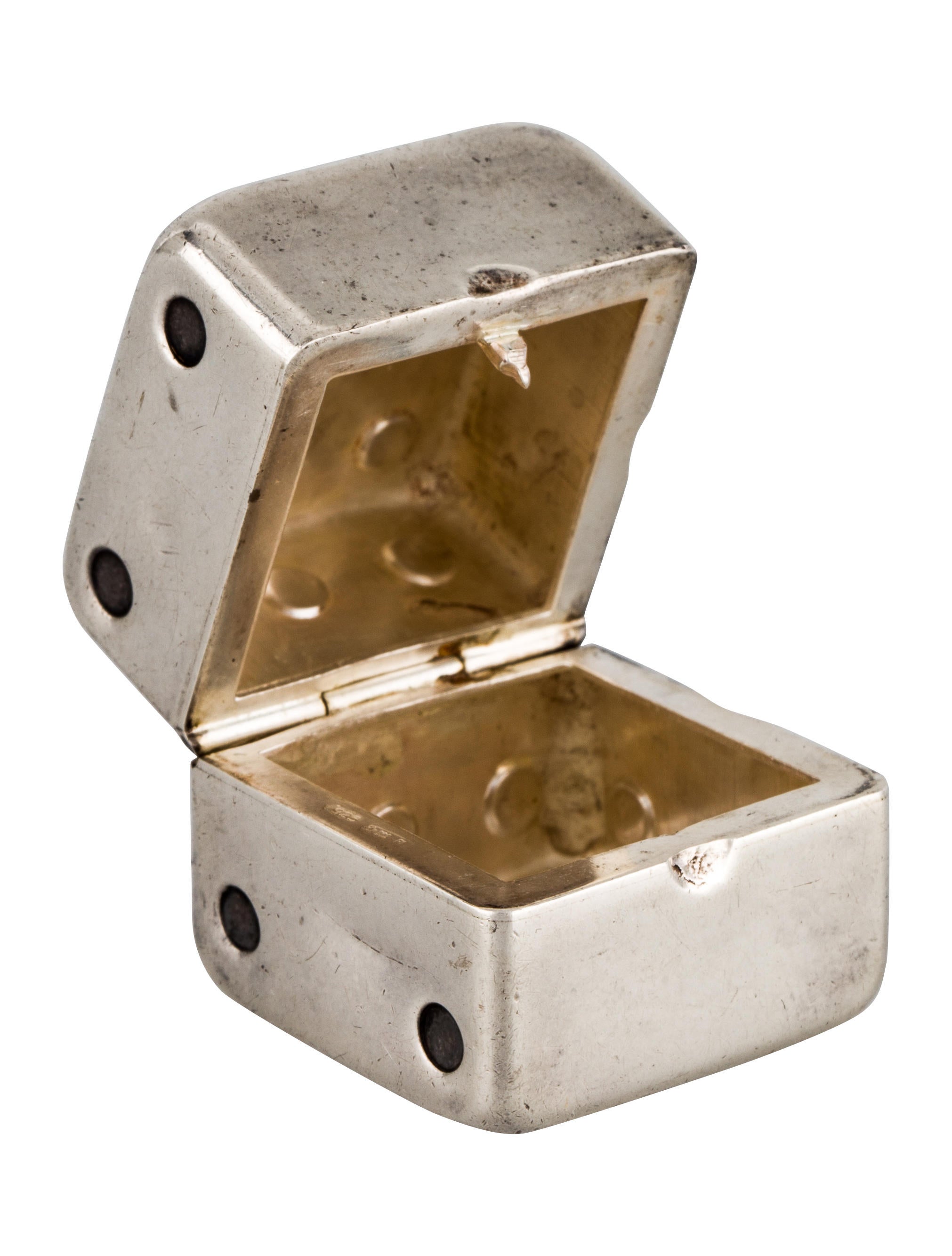 Tiffany & Co. Sterling Silver Dice Box - Silver Decorative Accents