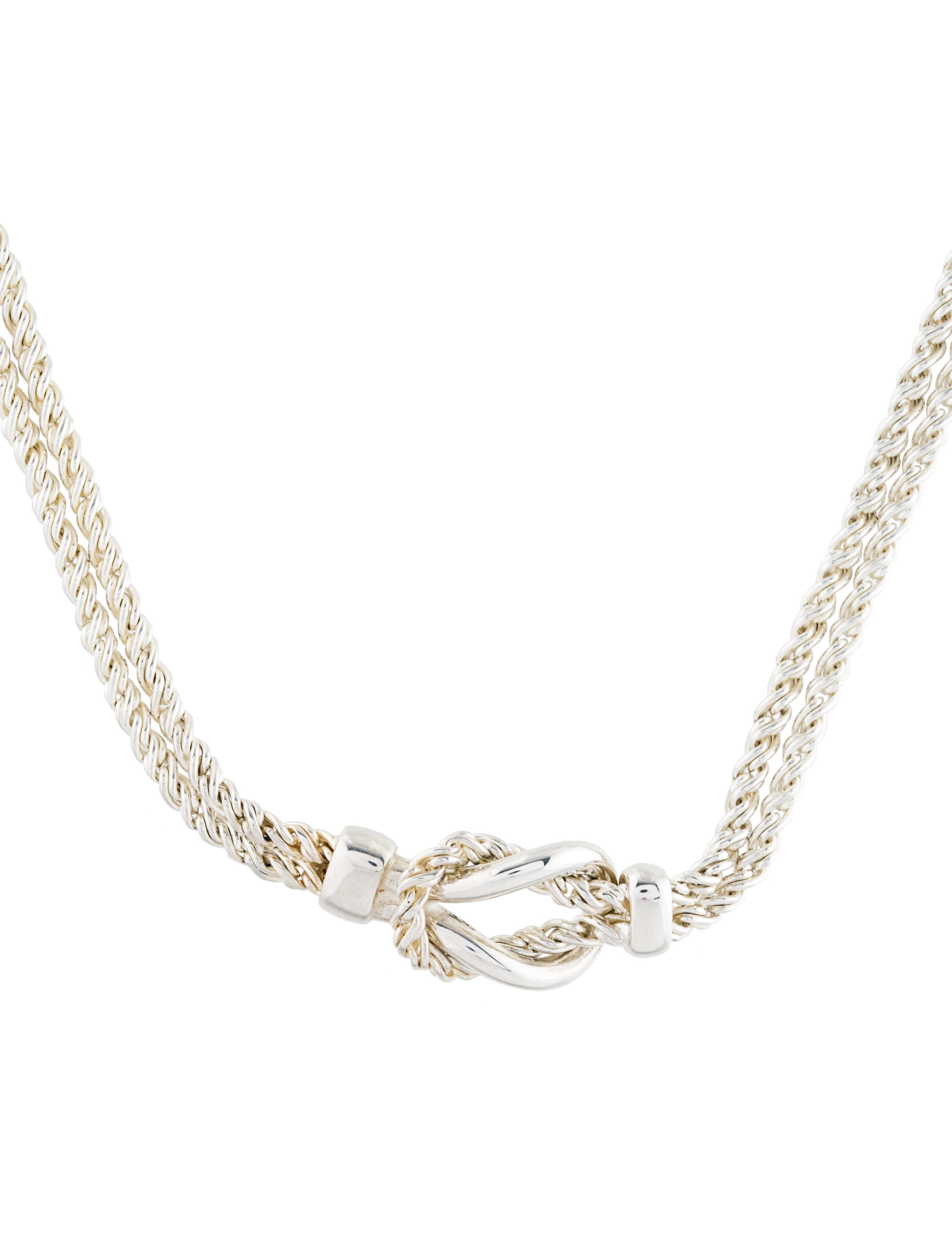 Tiffany & Co. Love Knot Necklace Necklaces TIF70056 The RealReal