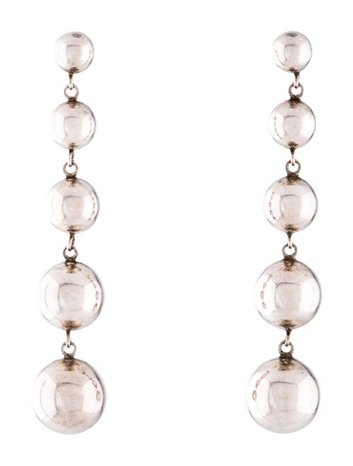 Tiffany & Co. Graduated Bead Ball Drop Dangle Earrings
