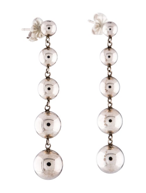 Tiffany & Co. Graduated Bead Ball Drop Dangle Earrings