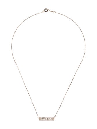 Tiffany & Co. Notes Bar Necklace