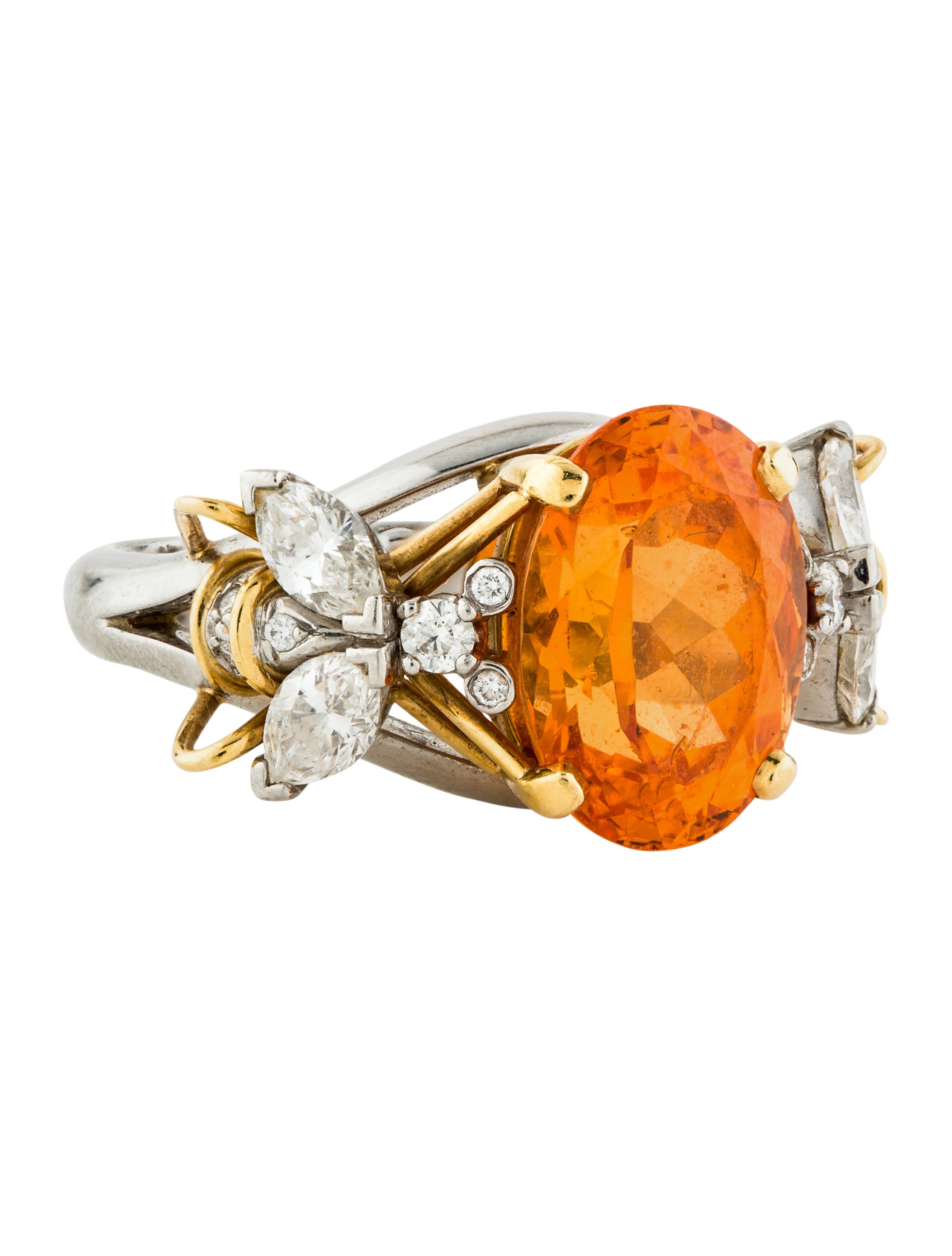 Tiffany & Co. 18K & Diamond Bee Ring 18K Yellow Gold Cocktail