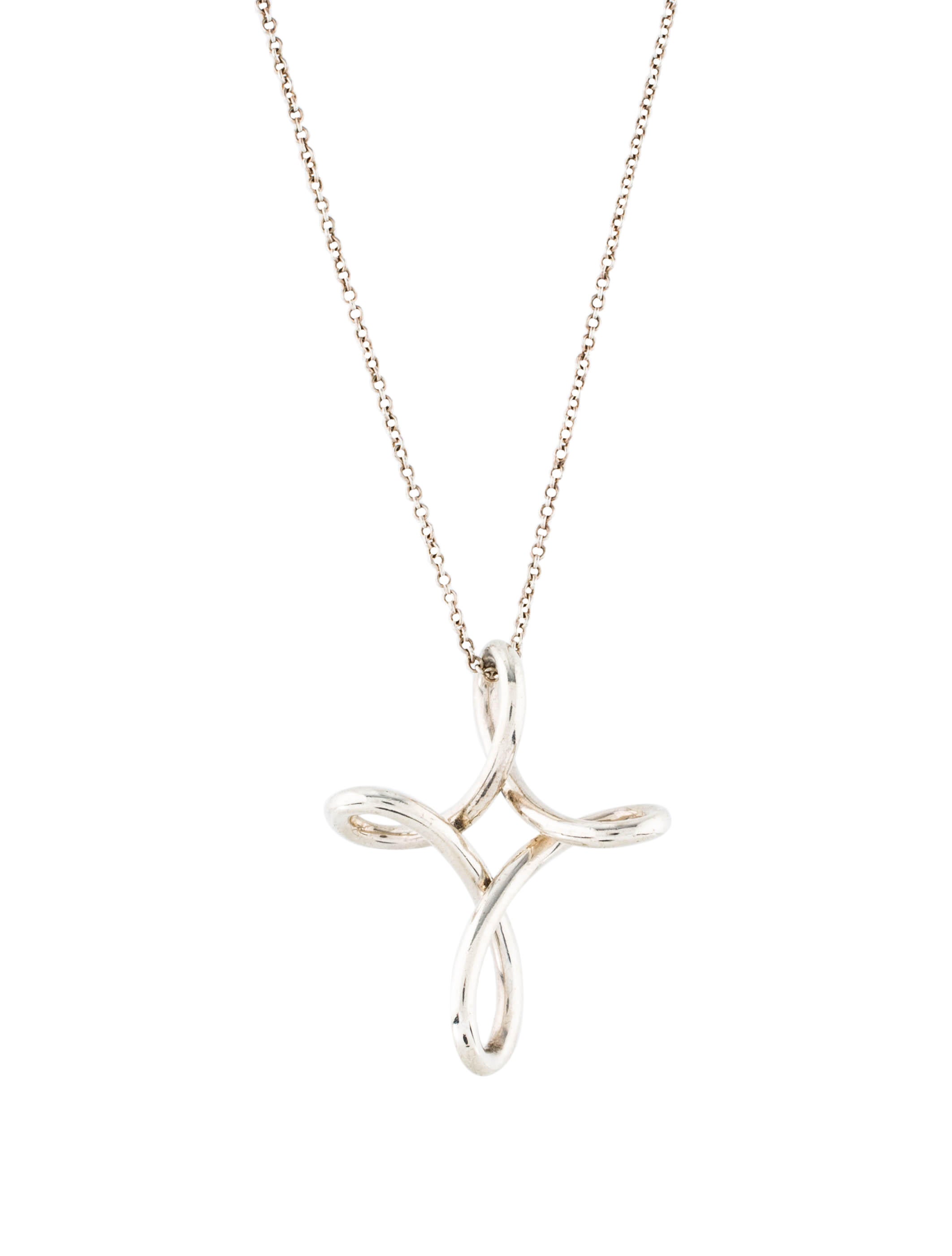 Co Infinity Cross Pendant Necklace Necklaces Tif84504 Consign