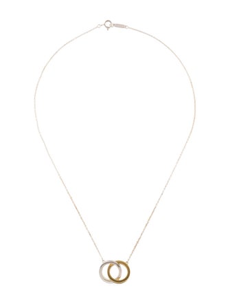 Tiffany & Co. Two-Tone 1837 Interlocking Circles Pendant Necklace