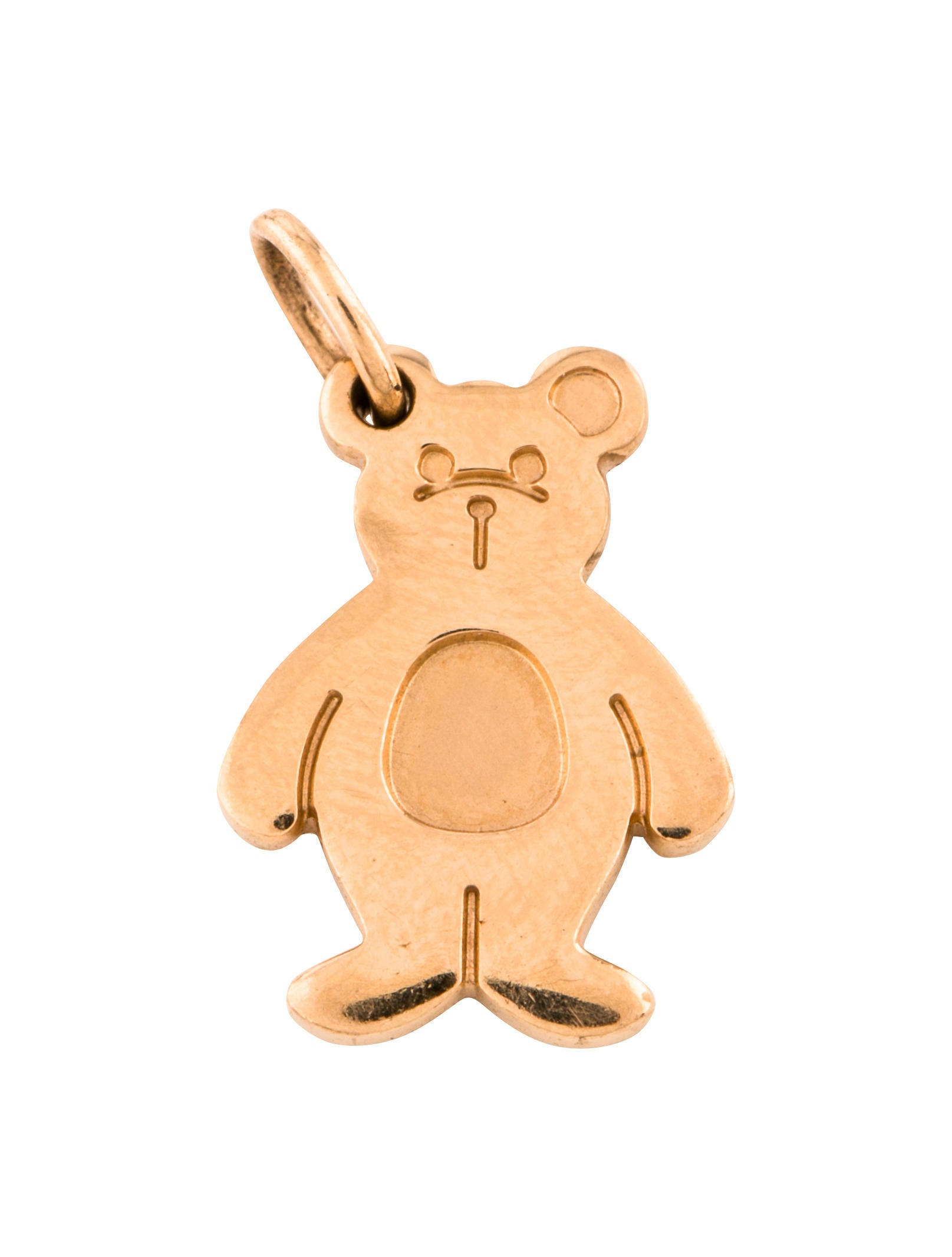 Tiffany & Co. テディベアチャーム Tiffany & Co. 18K 'Hug' Teddy Bear Charm - 18K Yellow Gold