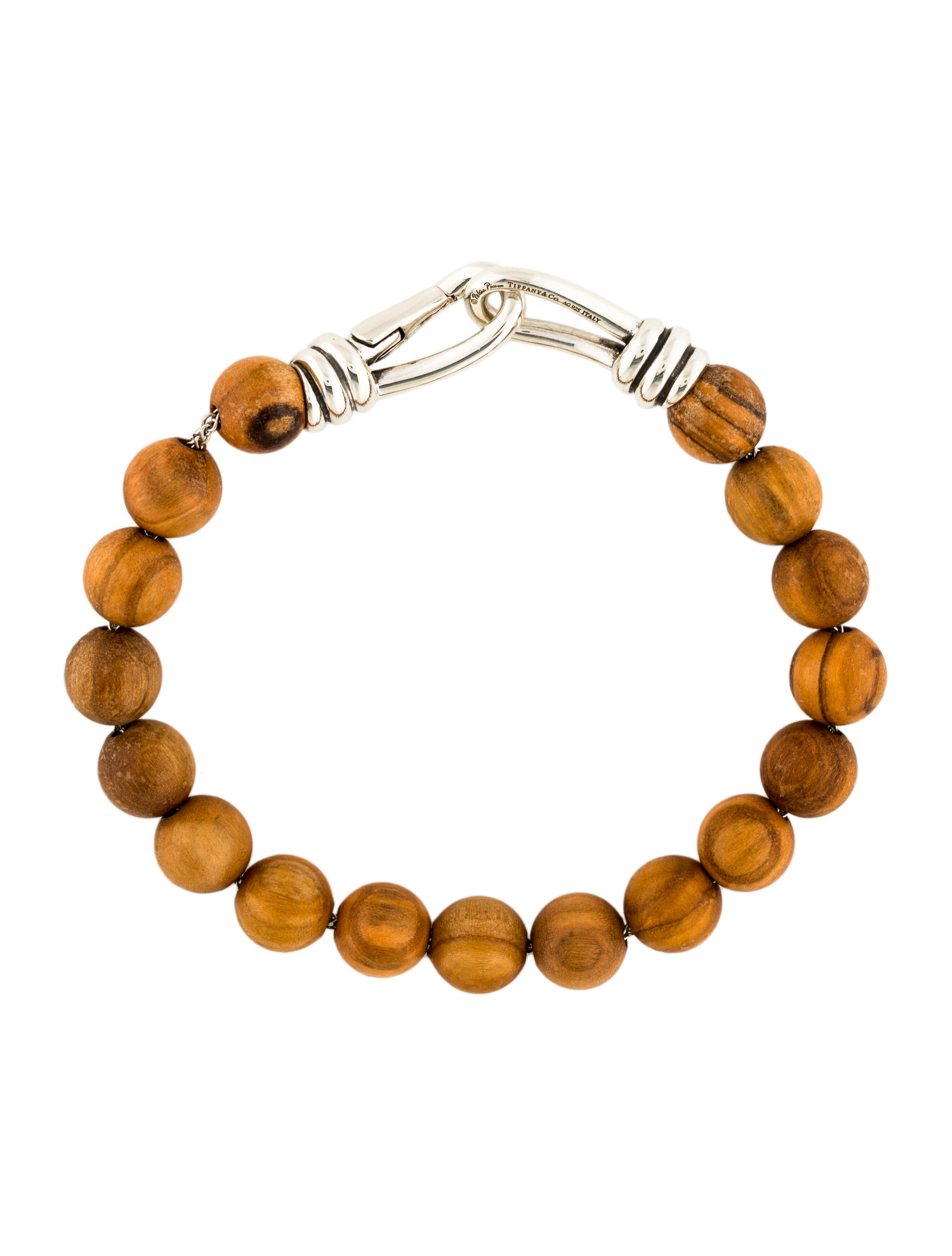 Tiffany \u0026 Co. Wood Knot Bead Bracelet 