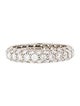 Tiffany & Co. Platinum 1.80ctw Diamond Etoile Three-Row Band