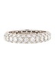 Tiffany & Co. Platinum 1.80ctw Diamond Etoile Three-Row Band