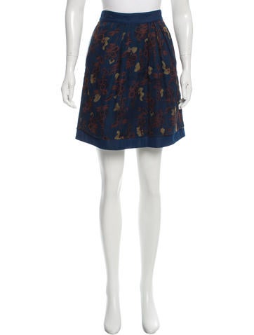 Timo Weiland Silk-Accented Mini Skirt