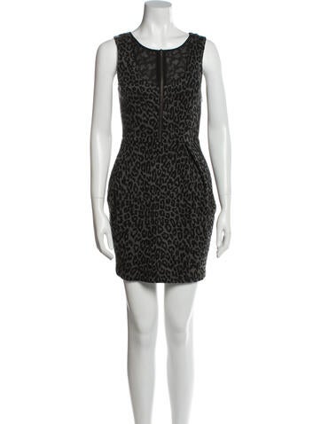 Timo Weiland Dresses Animal Print Mini Dress US 0 | XS