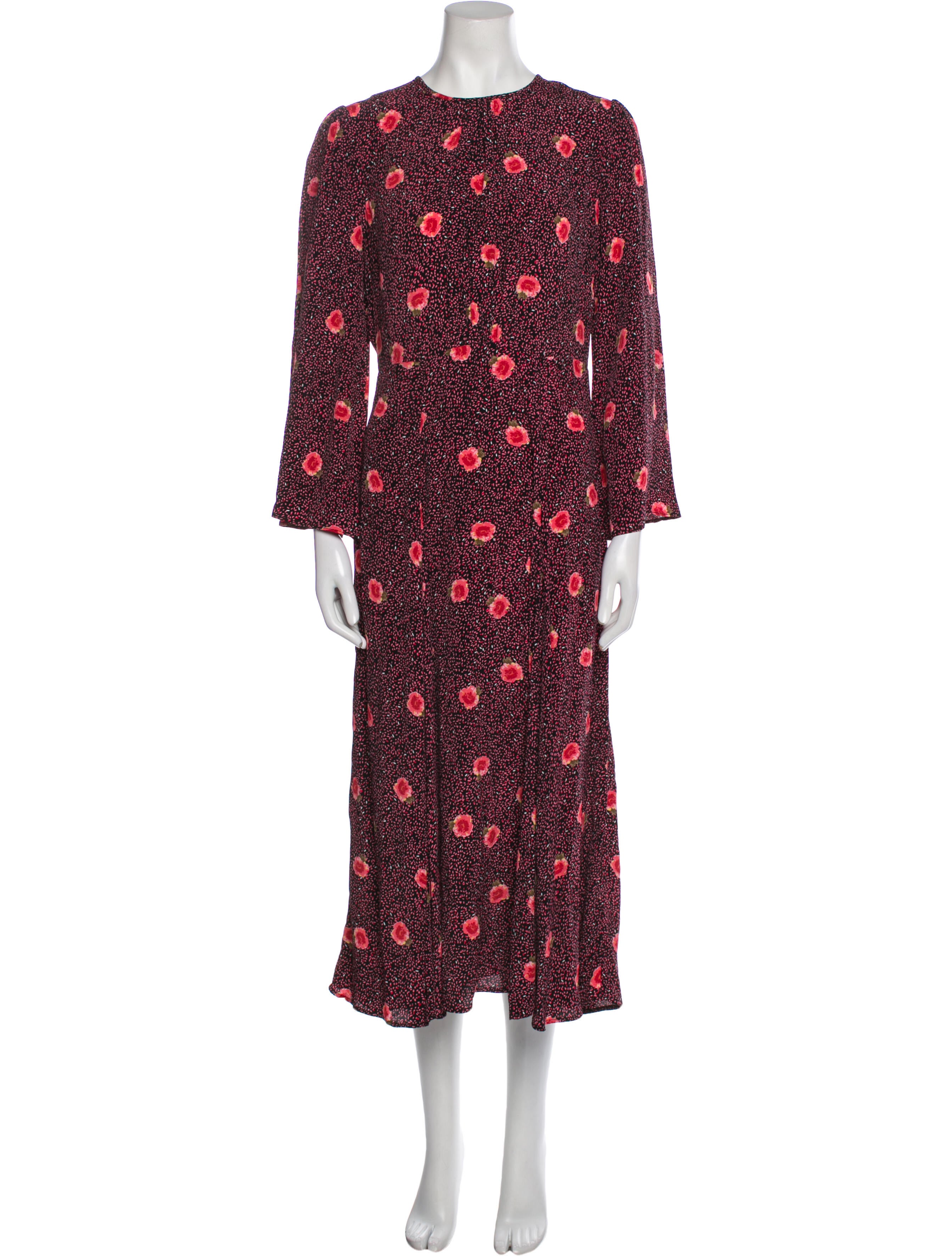 Timo Weiland Floral Print Long Dress
