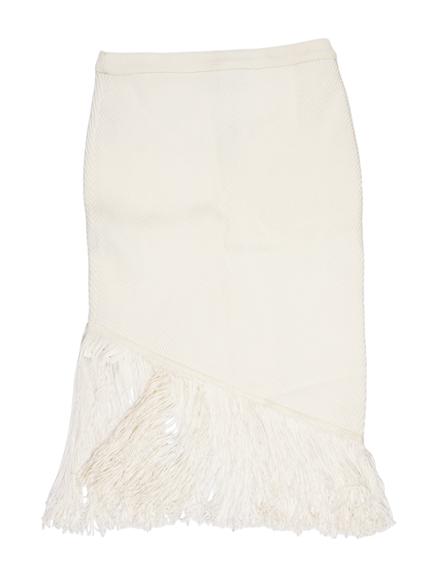 Timo Weiland Fringe Trim Accent Knee-Length Skirt