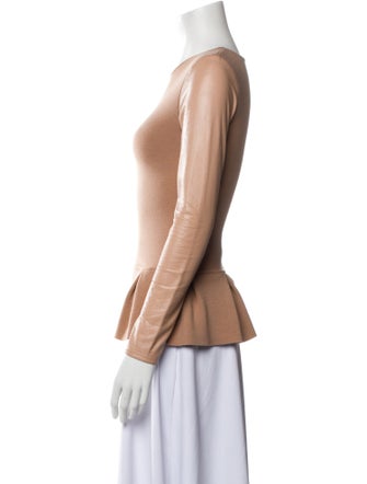 Timo Weiland Merino Wool Bateau Neckline Top