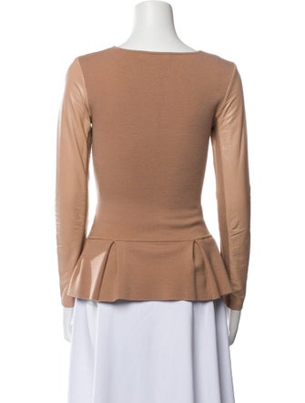 Timo Weiland Merino Wool Bateau Neckline Top