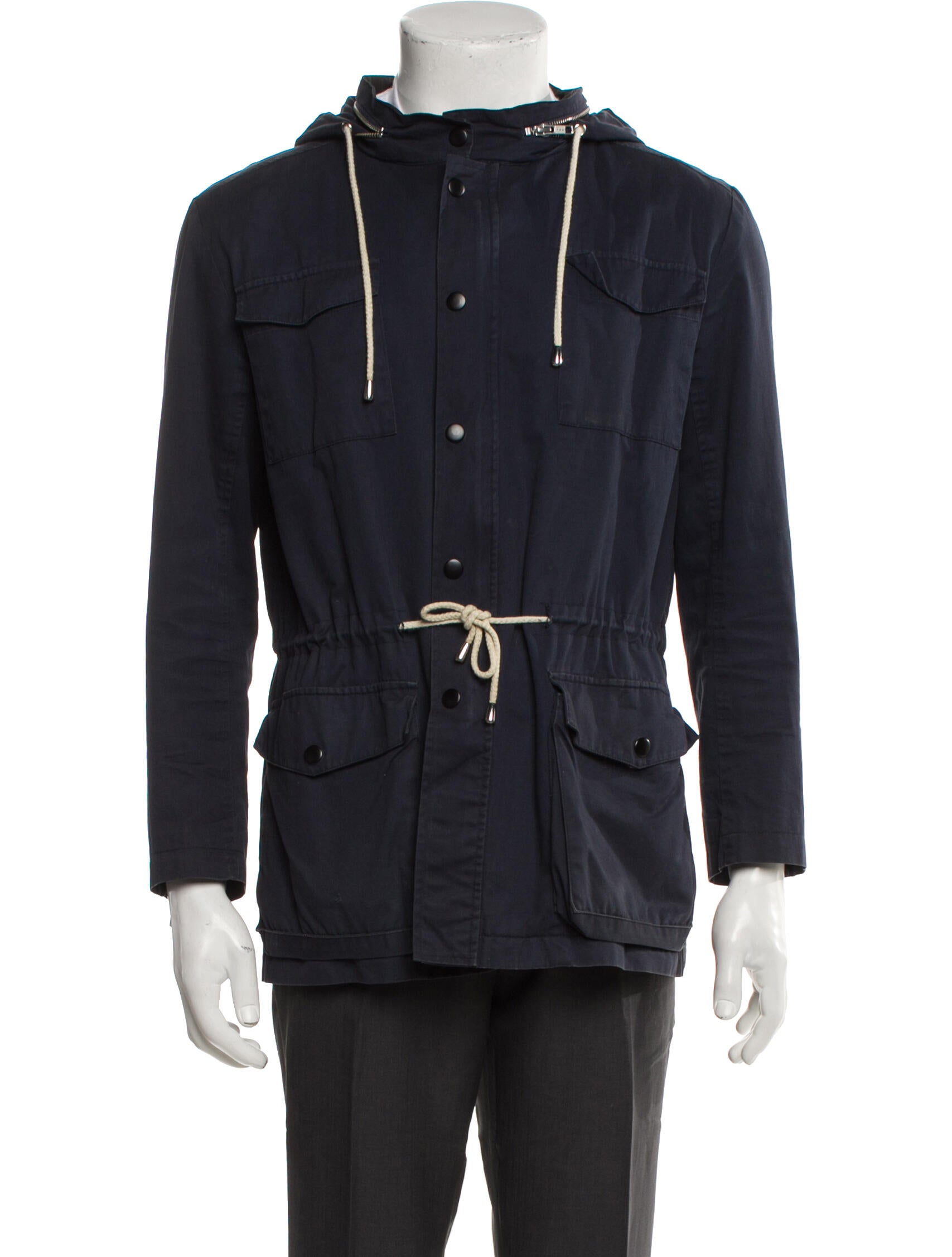 Timo Weiland Plaid Print Utility Jacket