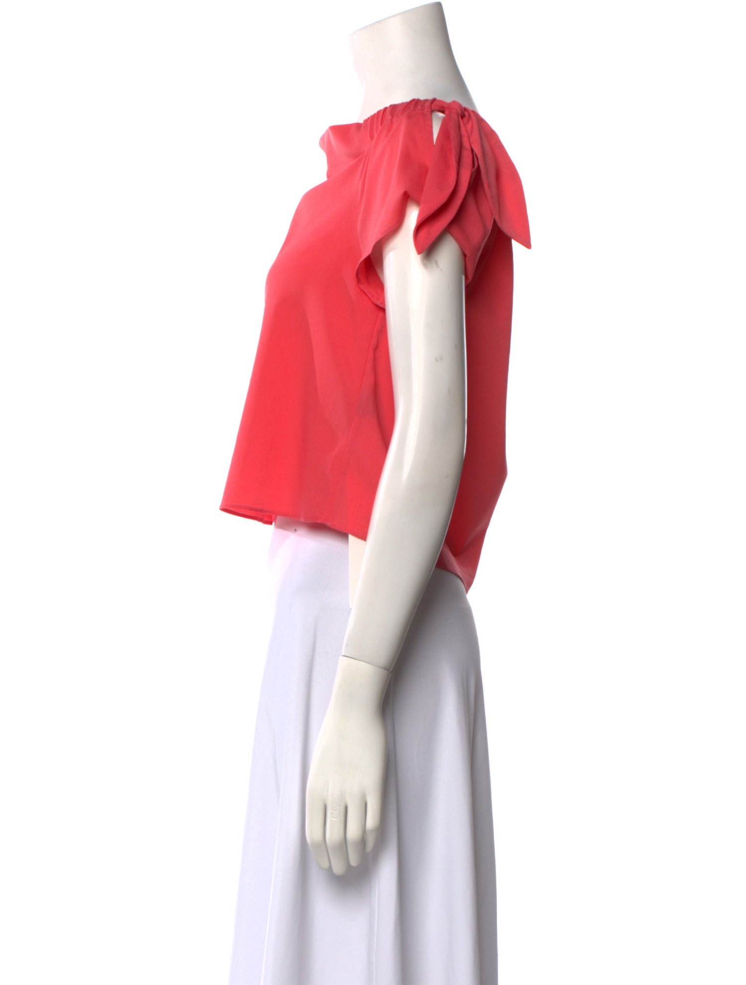 Timo Weiland Bateau Neckline Short Sleeve Crop Top