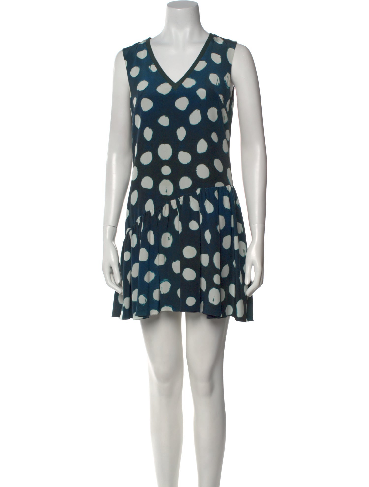 Timo Weiland Polka Dot Print Mini Dress