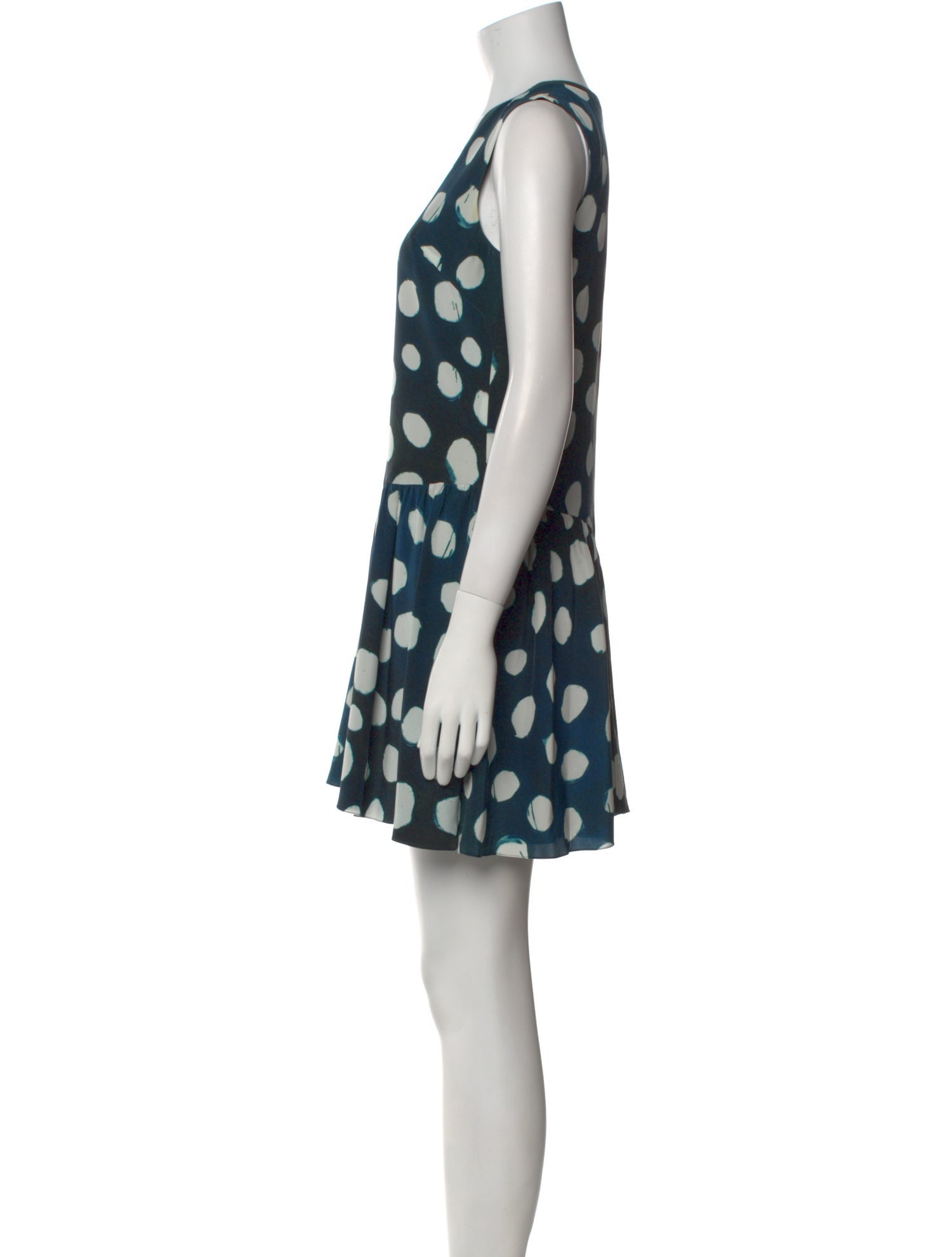 Timo Weiland Polka Dot Print Mini Dress