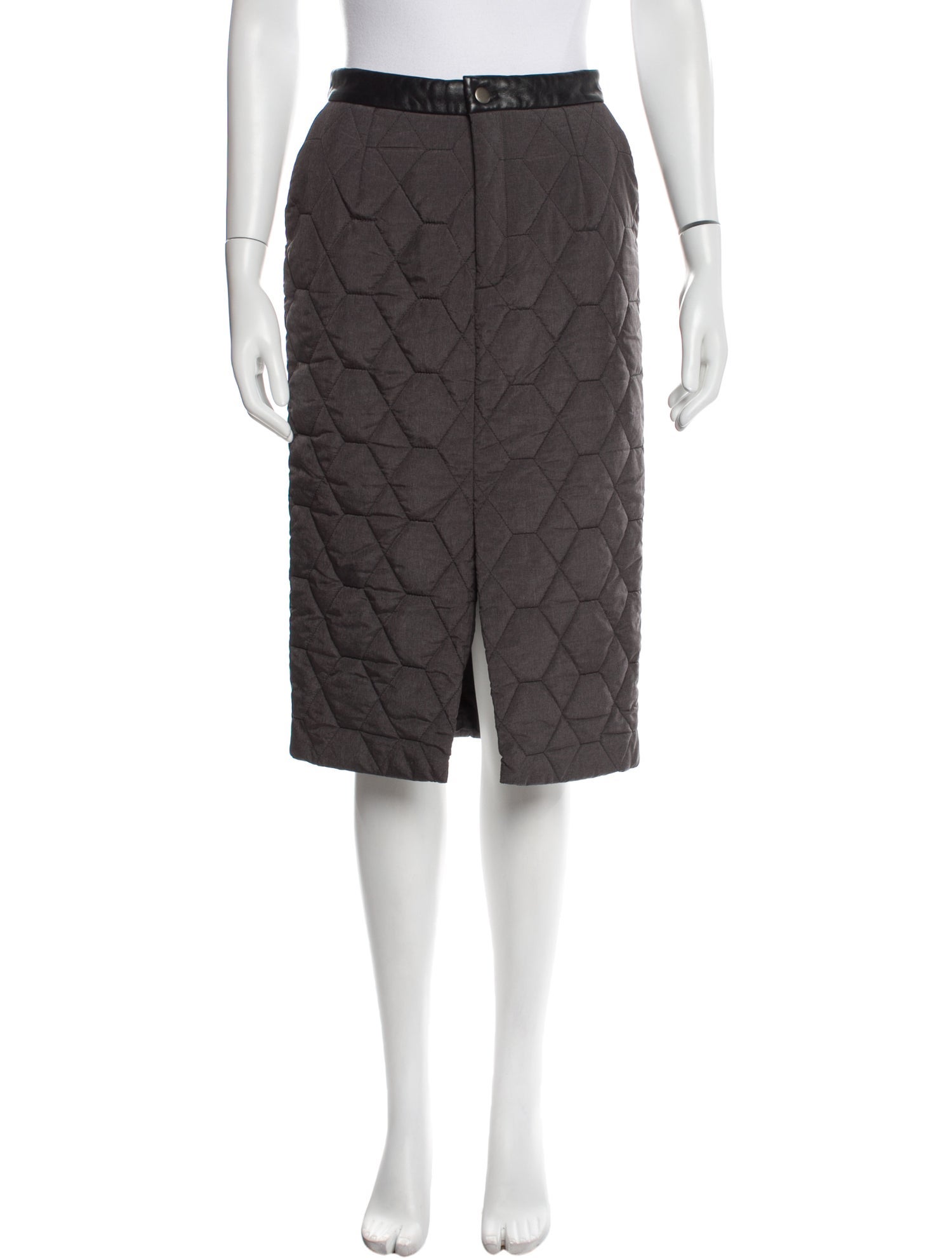 Timo Weiland Wool Knee-Length Skirt