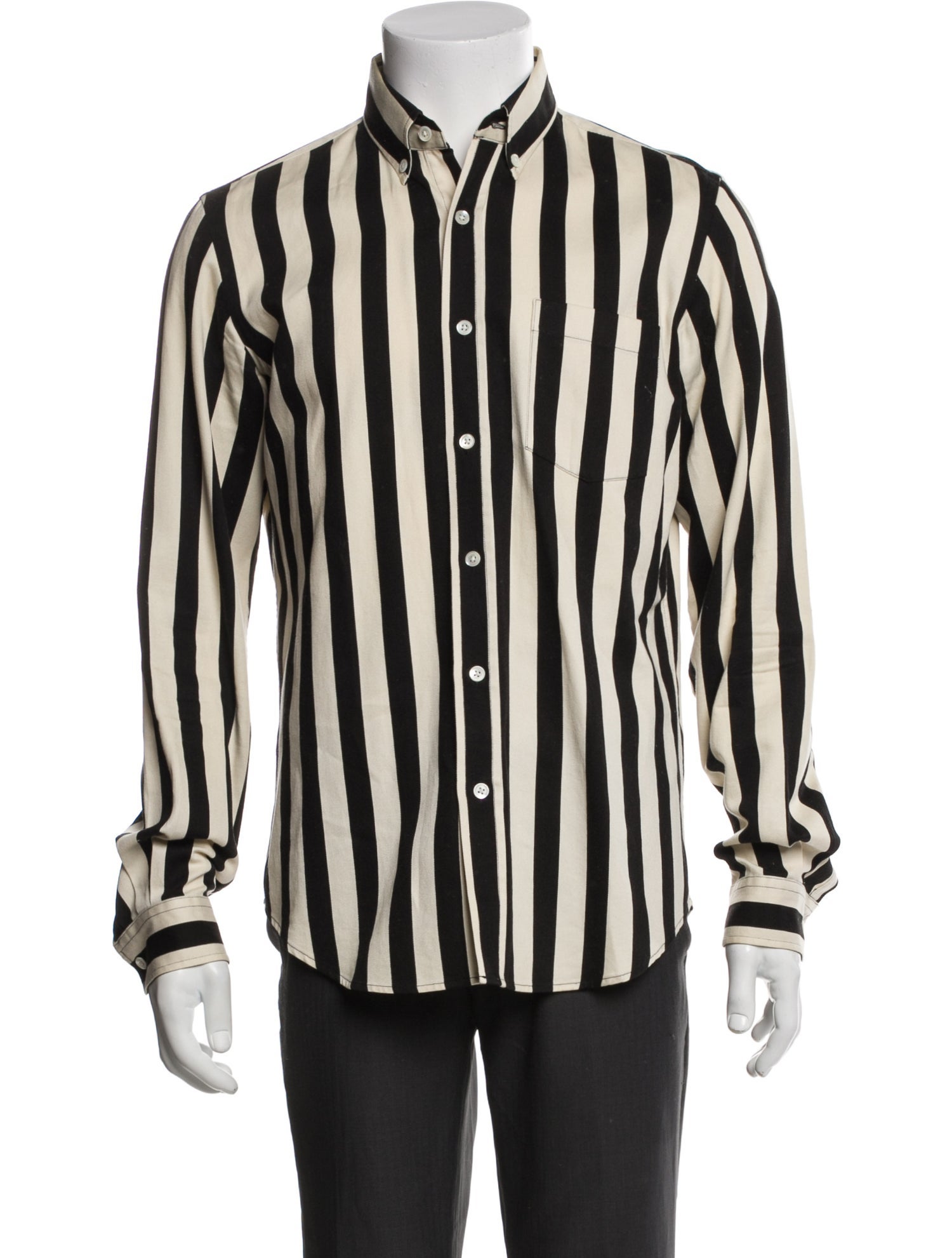 Timo Weiland Striped Long Sleeve Shirt