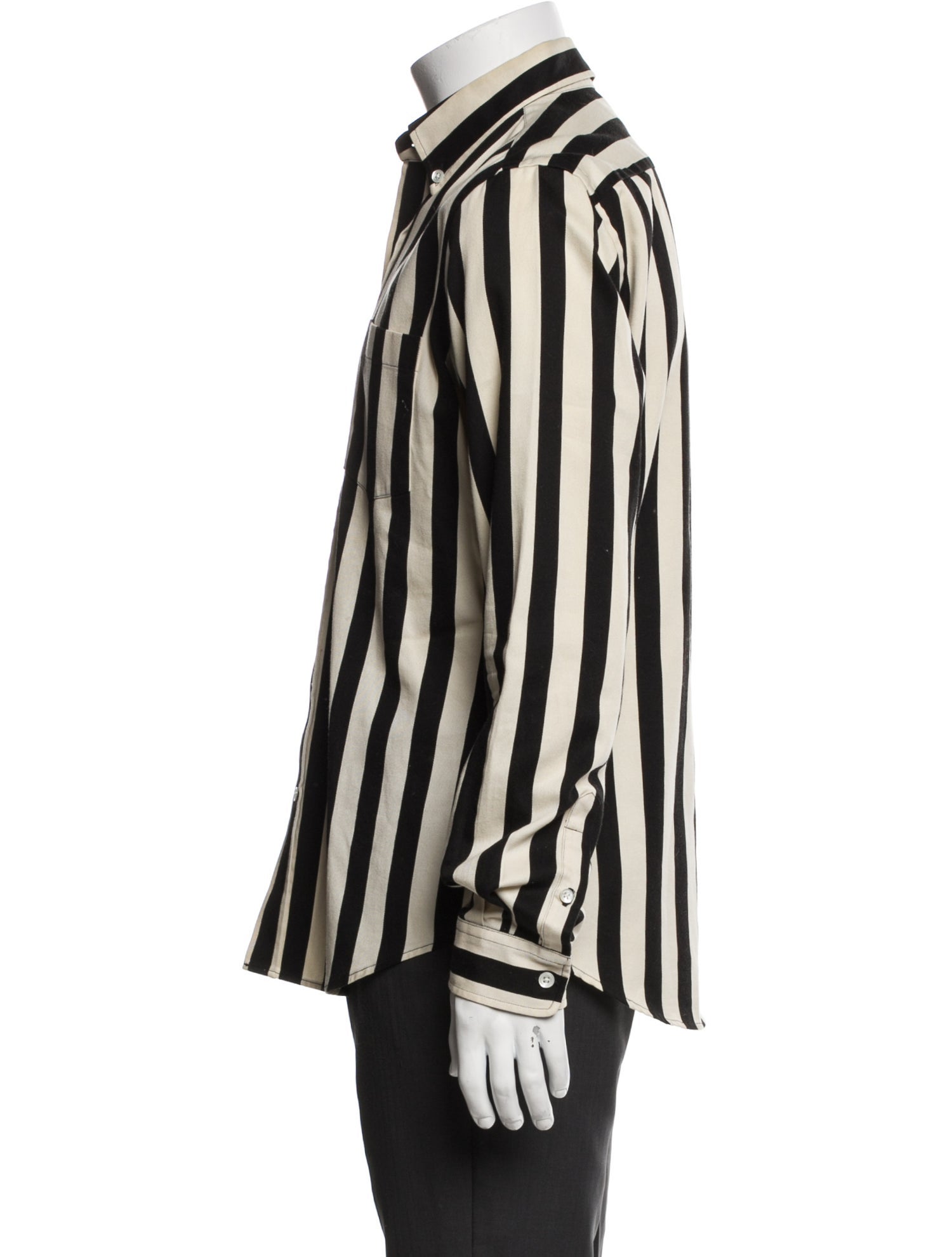 Timo Weiland Striped Long Sleeve Shirt