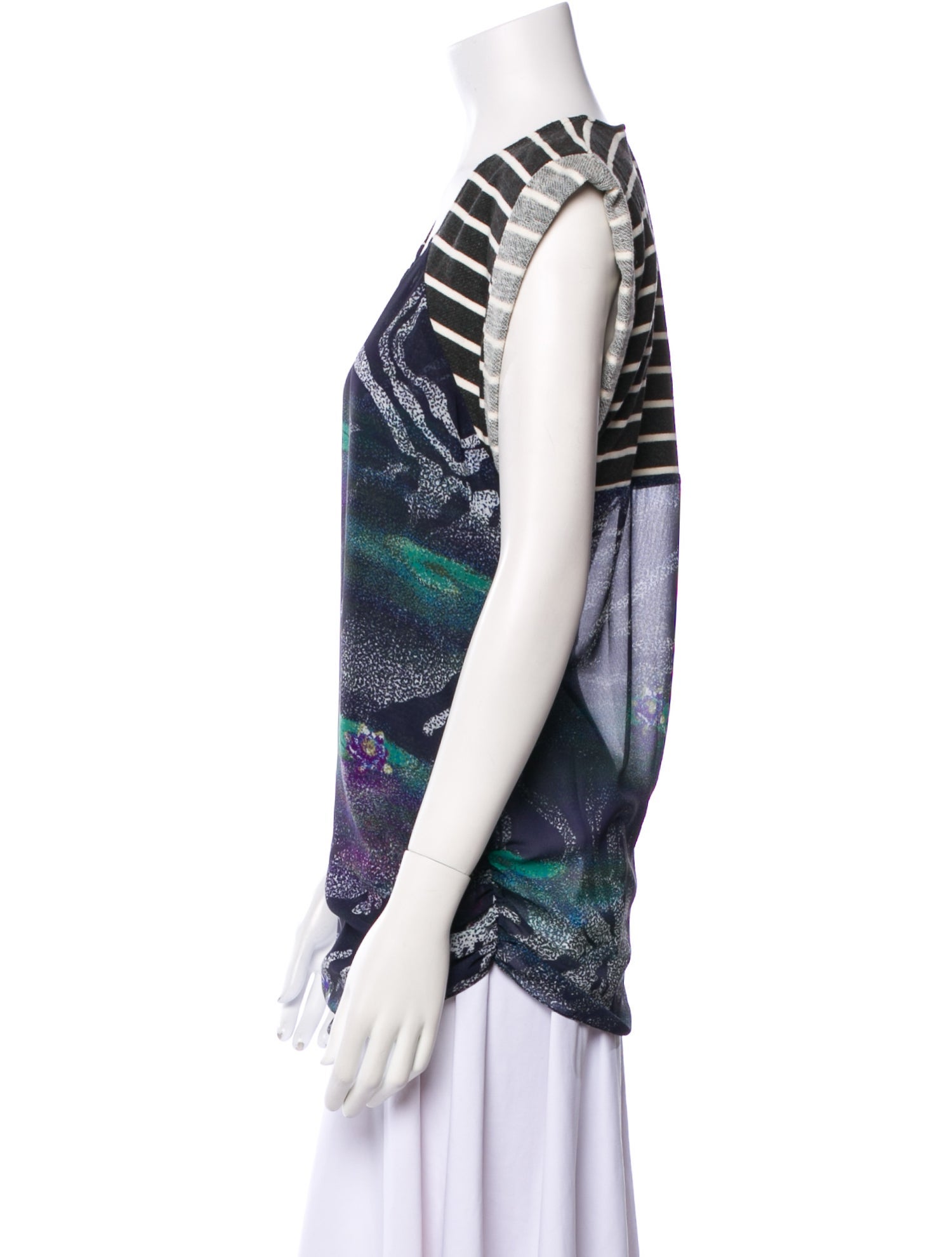 Timo Weiland Printed Scoop Neck Tunic