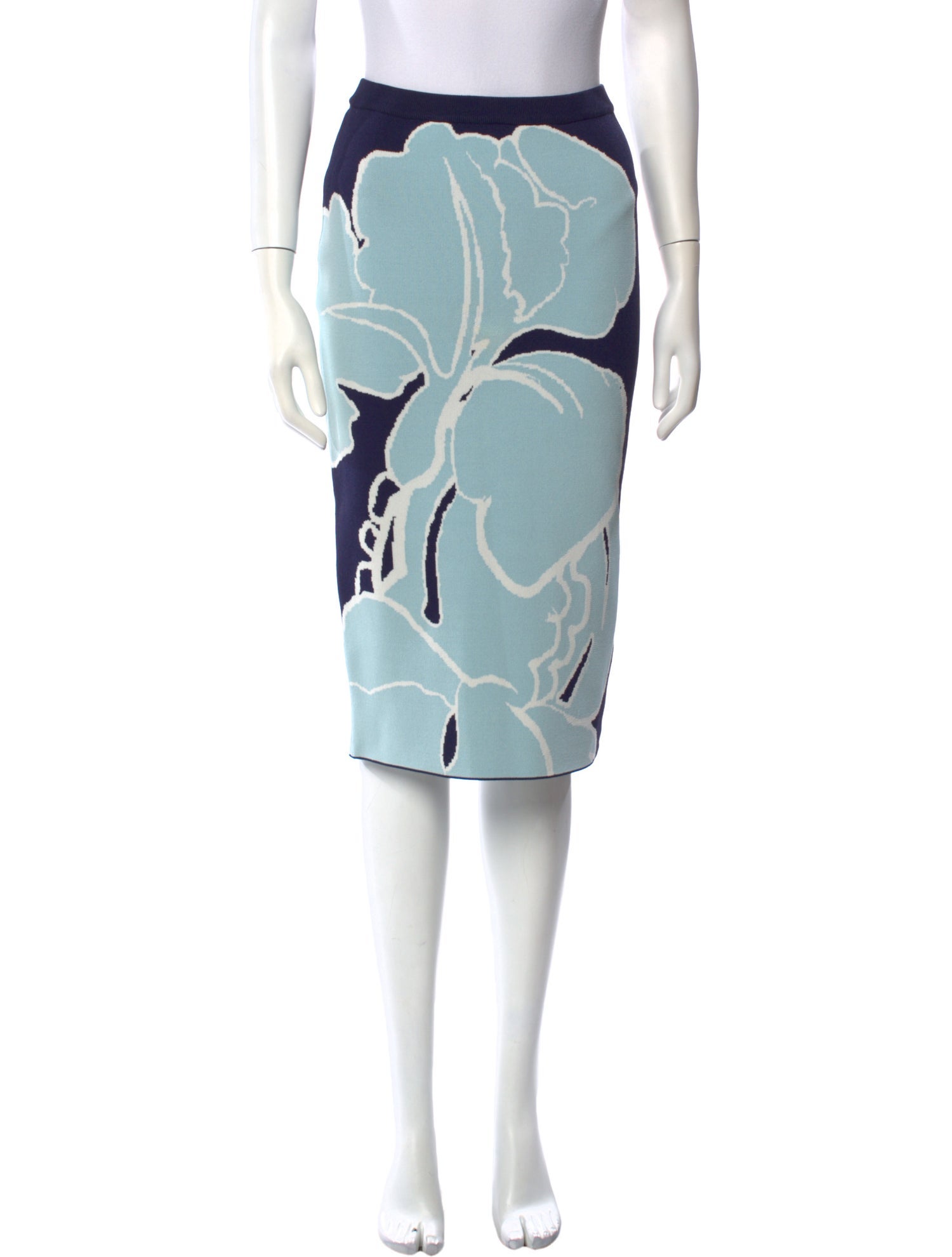 Timo Weiland Floral Print Knee-Length Skirt