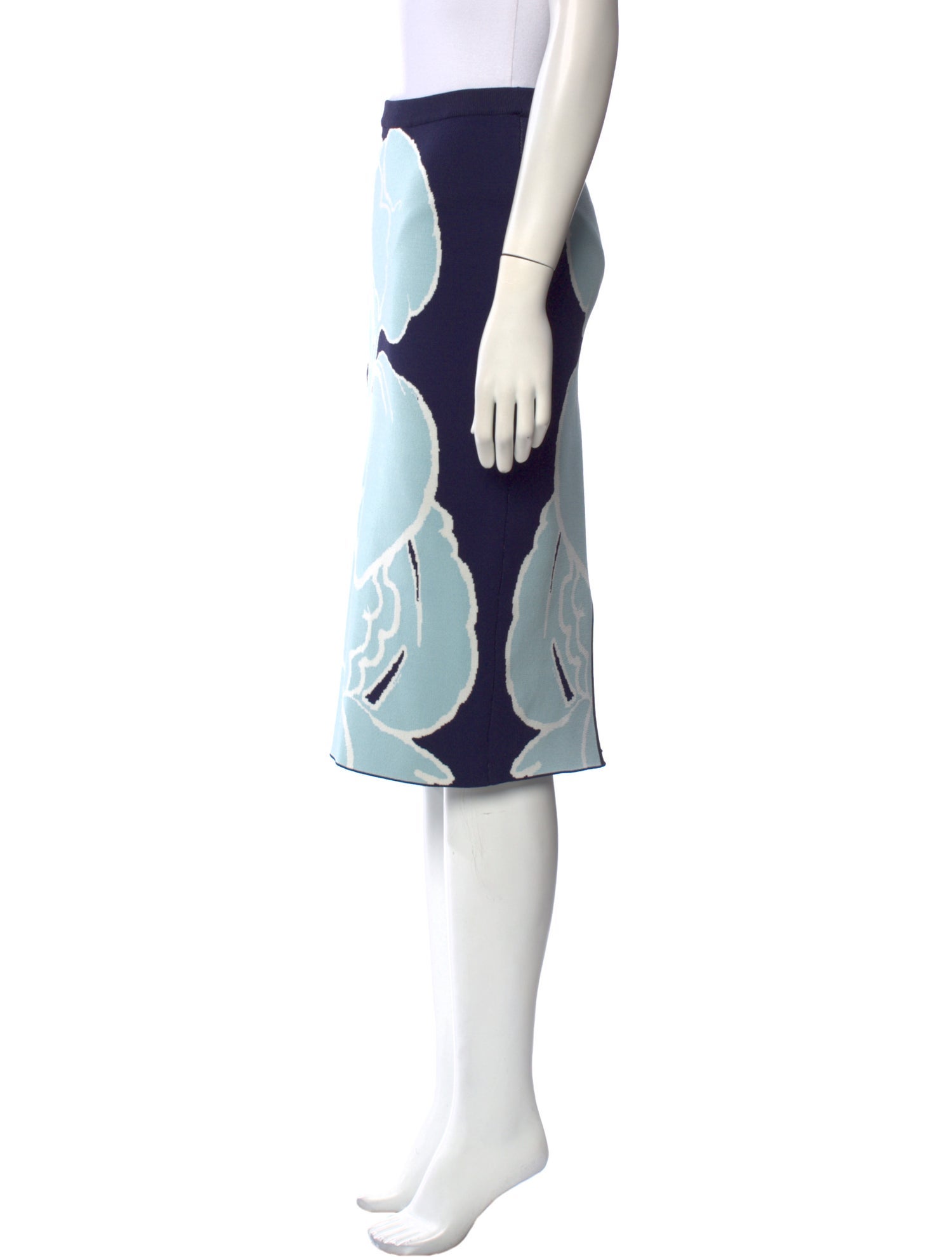 Timo Weiland Floral Print Knee-Length Skirt