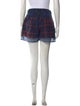 Timo Weiland Plaid Print Mini Shorts