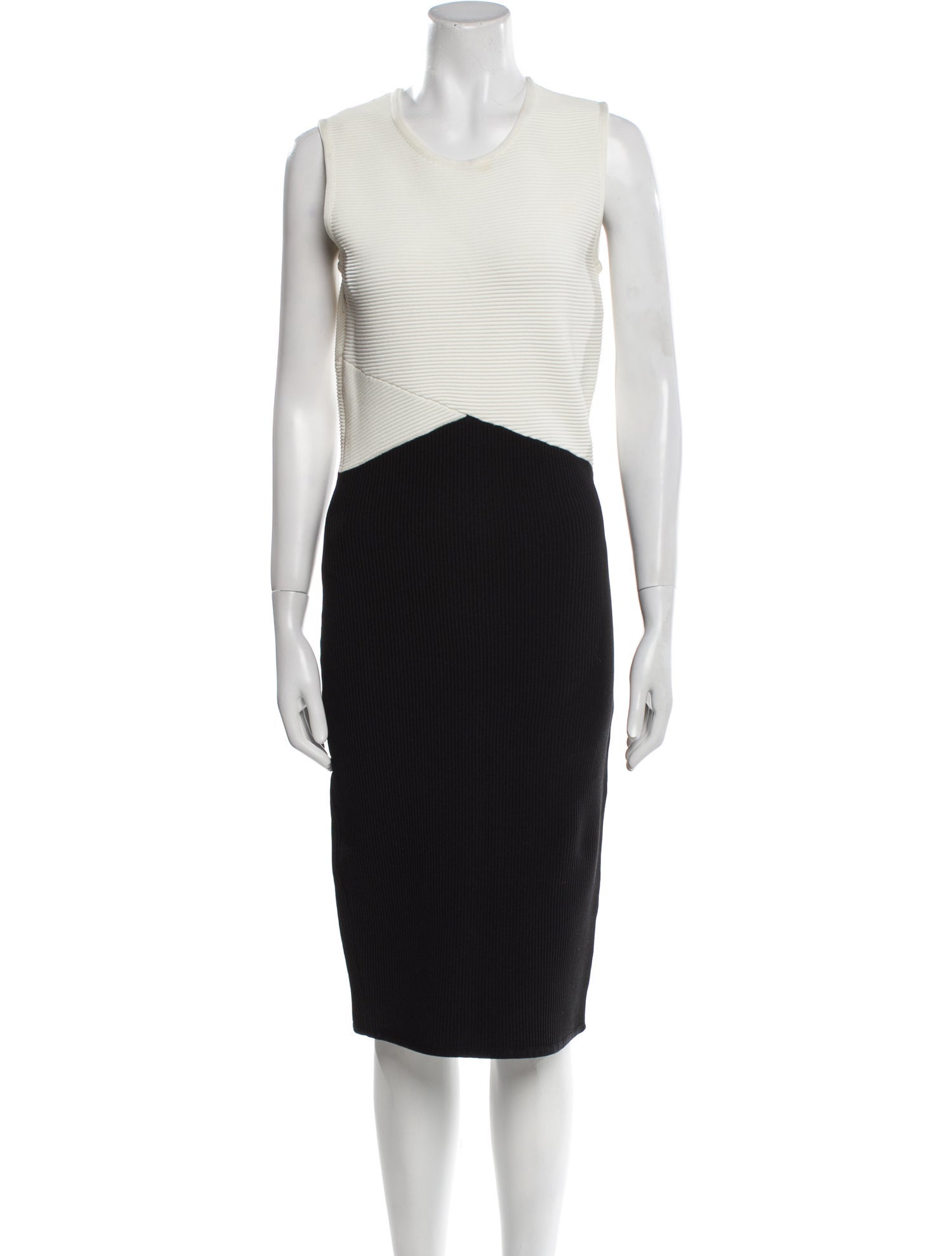 Timo Weiland Striped Midi Length Dress