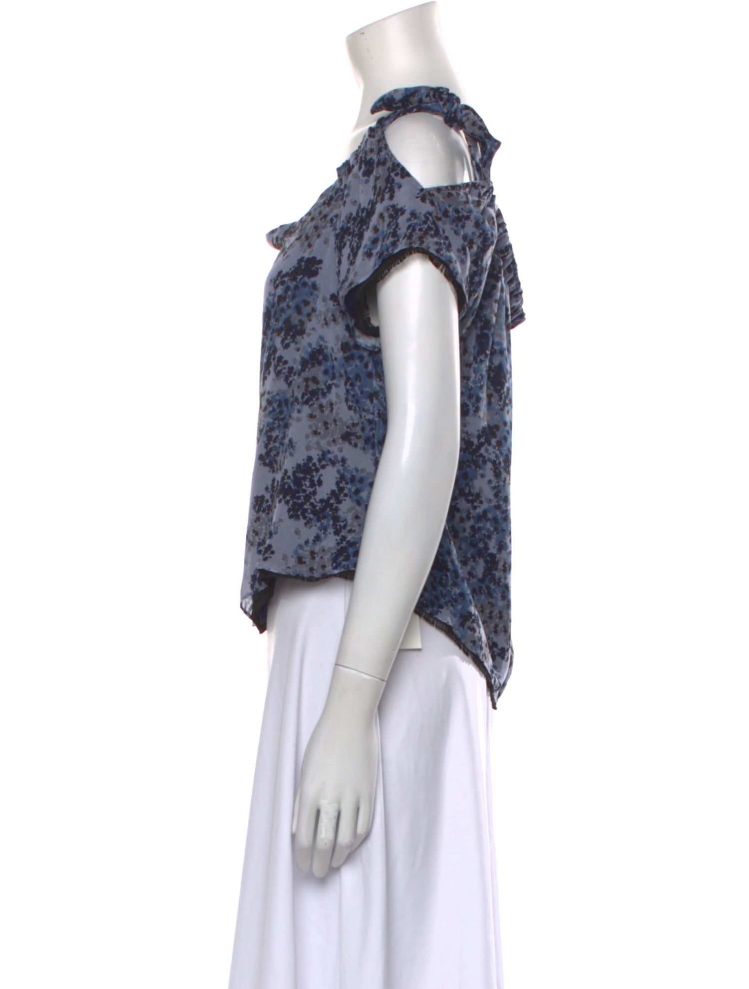 Timo Weiland Silk Printed Blouse