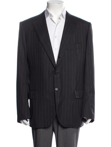 Tincati Suiting Striped Blazer Us46, It56 | XXL