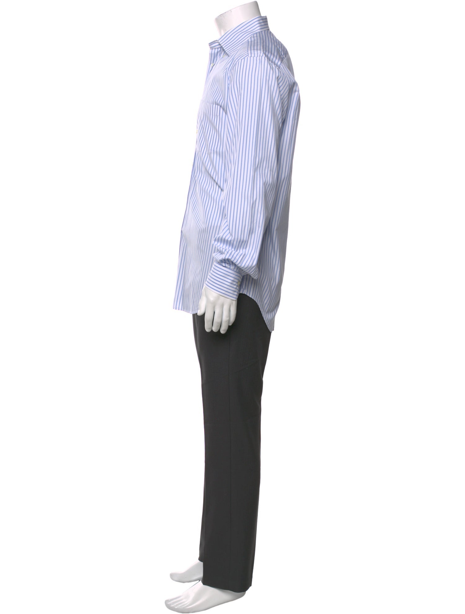 Tincati Striped Long Sleeve Dress Shirt