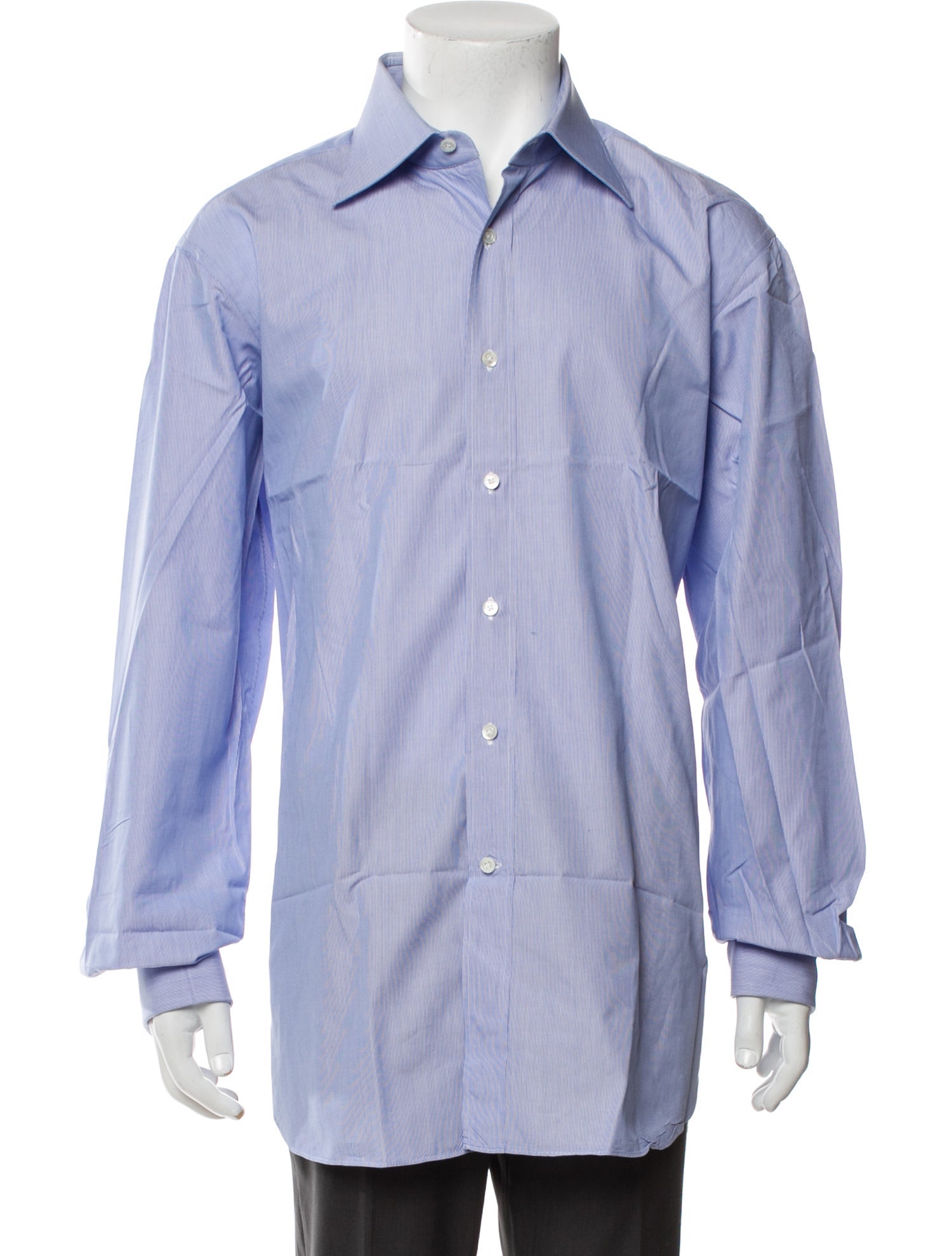 Tincati Striped Long Sleeve Dress Shirt