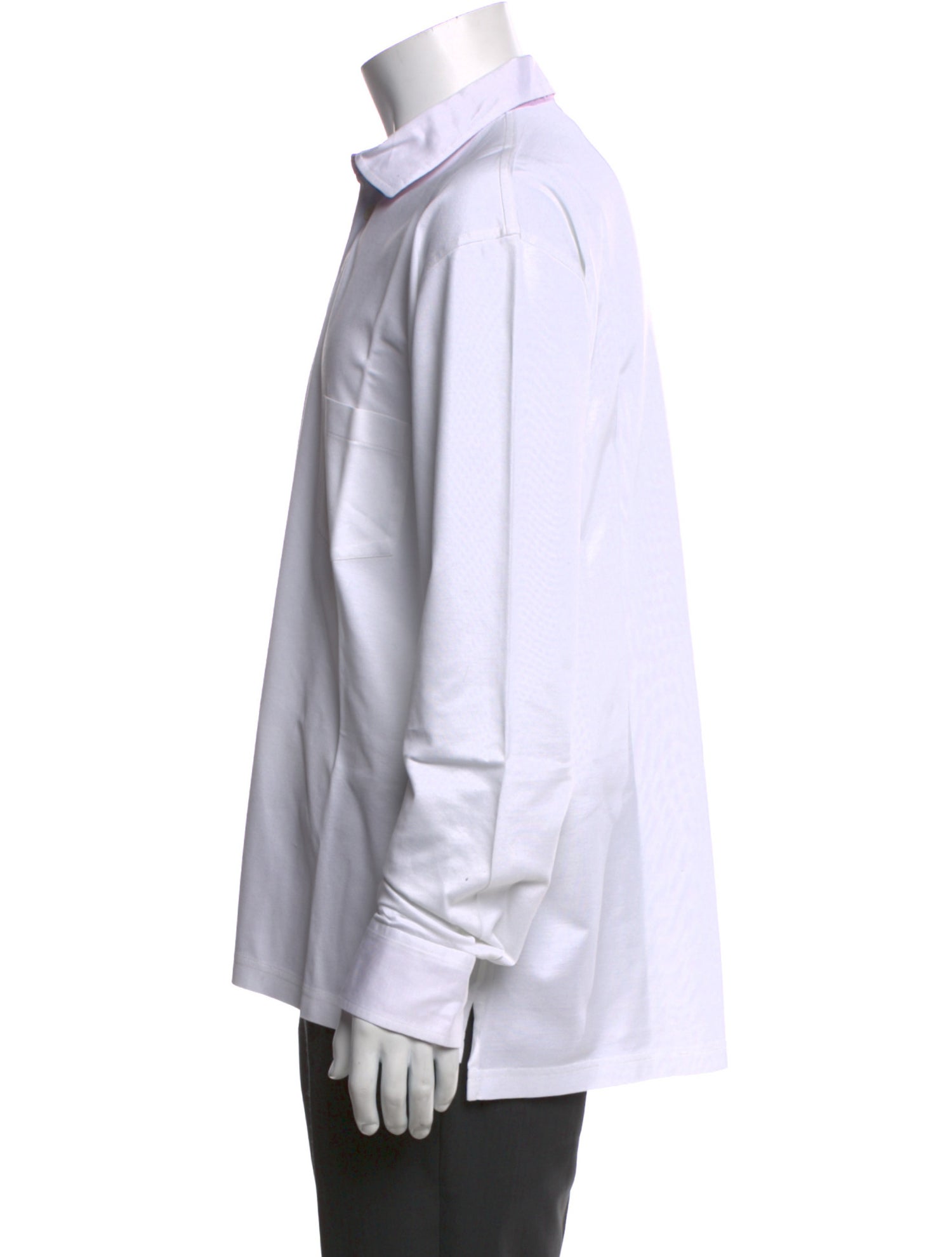 Tincati Collar Long Sleeve Polo Shirt