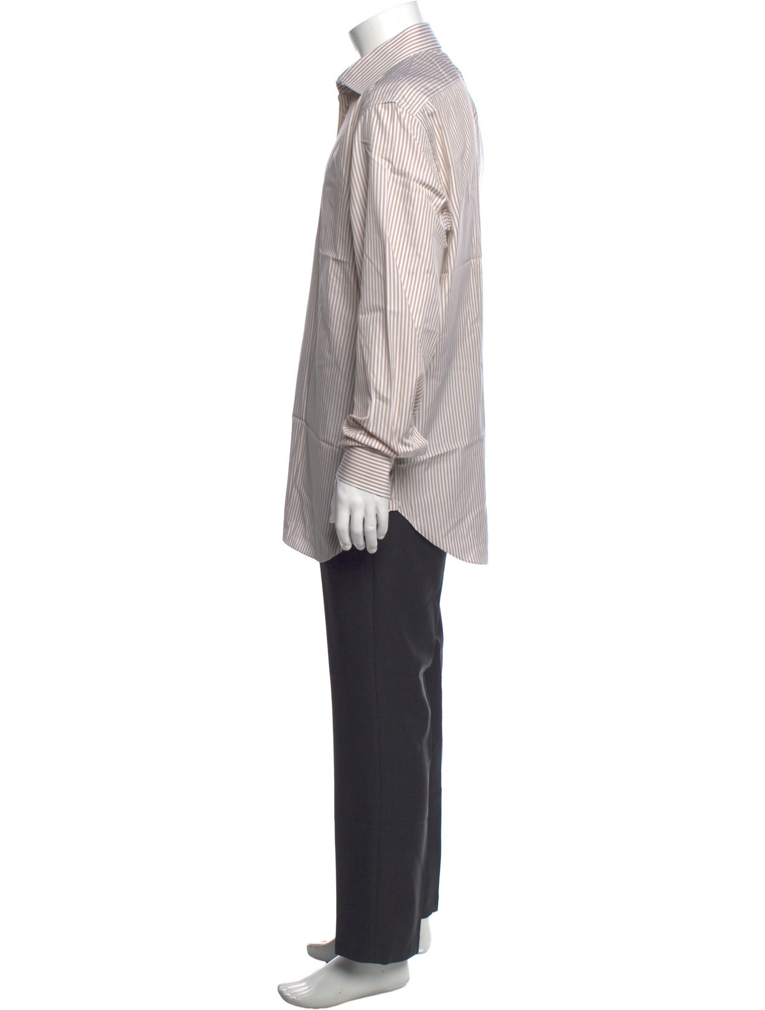 Tincati Striped Long Sleeve Dress Shirt